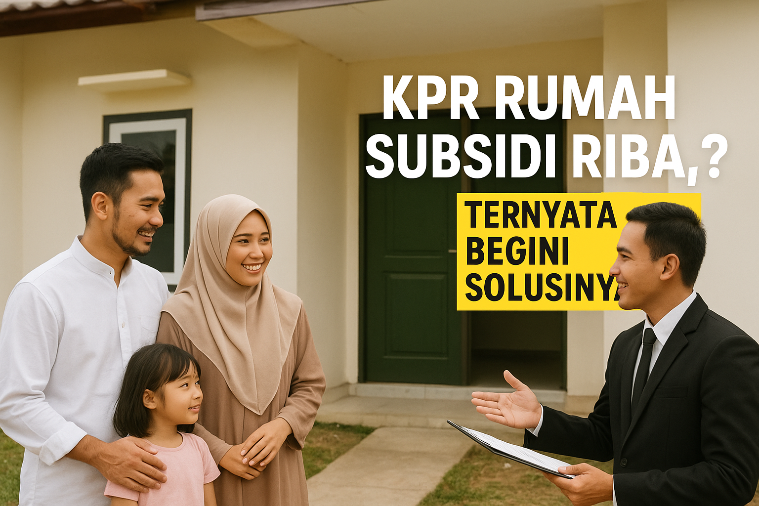KPR rumah subsidi riba? ternyata begini solusinya