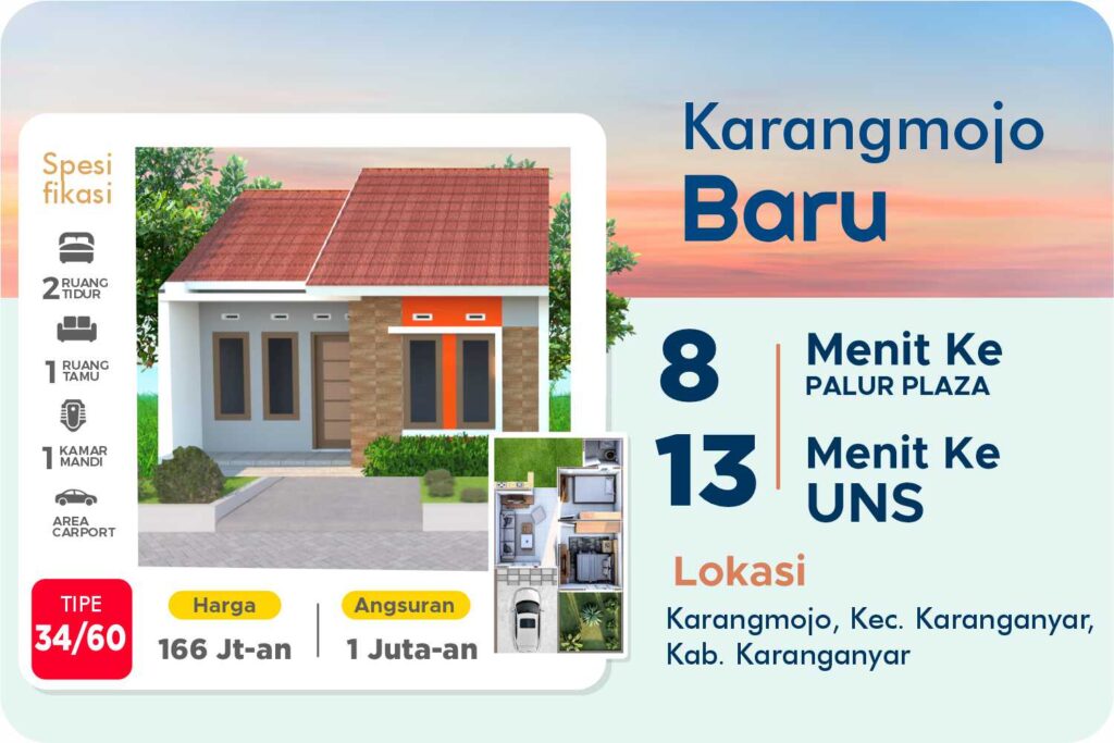 PERUMAHAN SUBSIDI DEKAT UNS PALUR SOLO KARANGANYAR