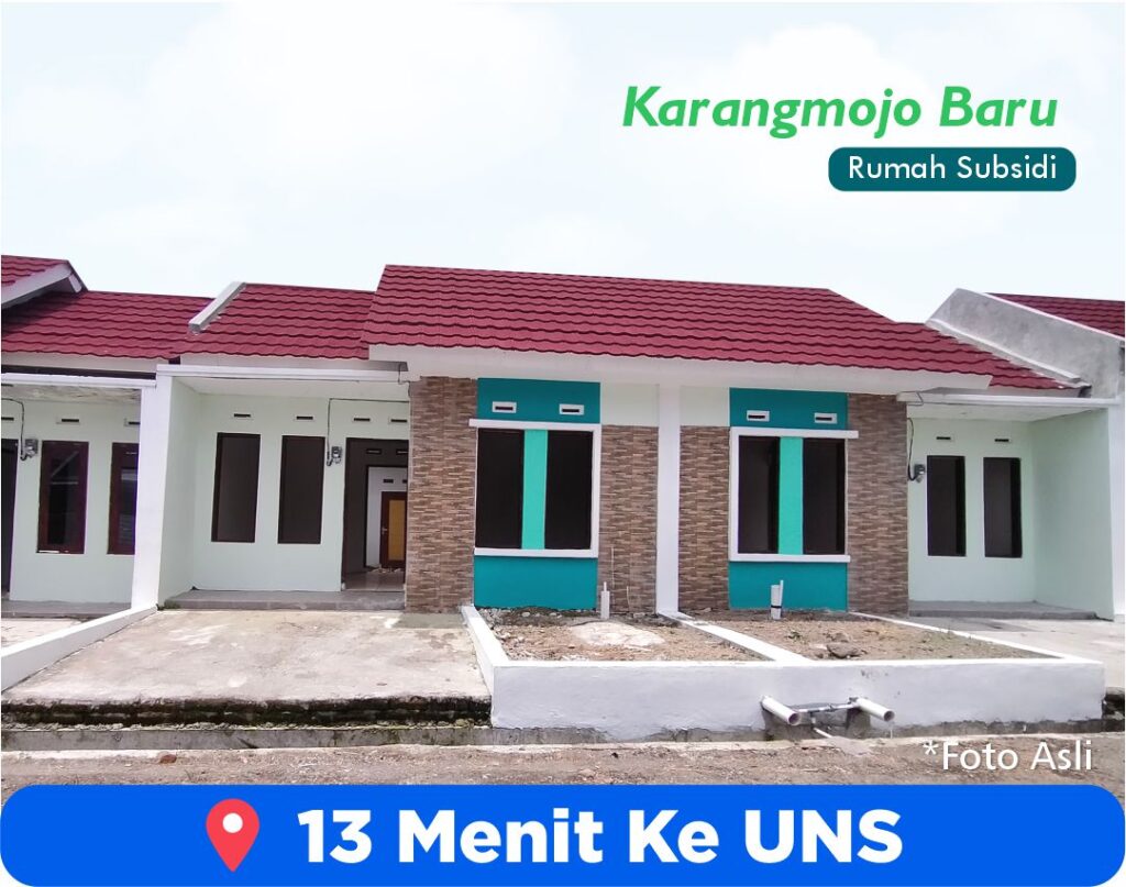 RUMAH SUBSIDI DEKAT UNS SOLO PALUR TASIKMADU
