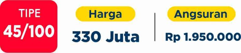 rumah komersil murah purwokerto dekat UNSOED tipe 45