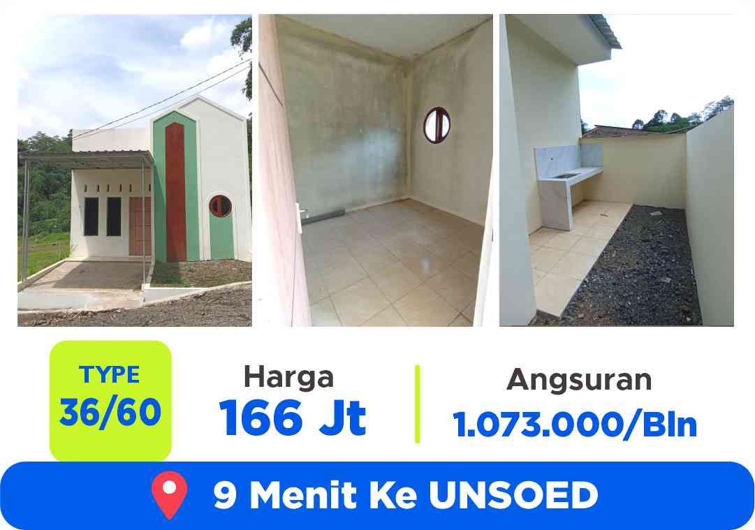 rumah subsidi murah karanggintung banyumas dekat UNSOED