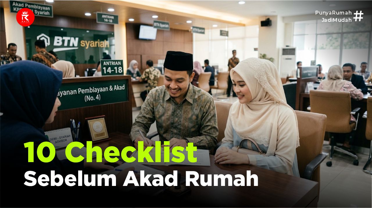 10 Checklist Sebelum Akad Rumah Subsidi yang Wajib Dicek