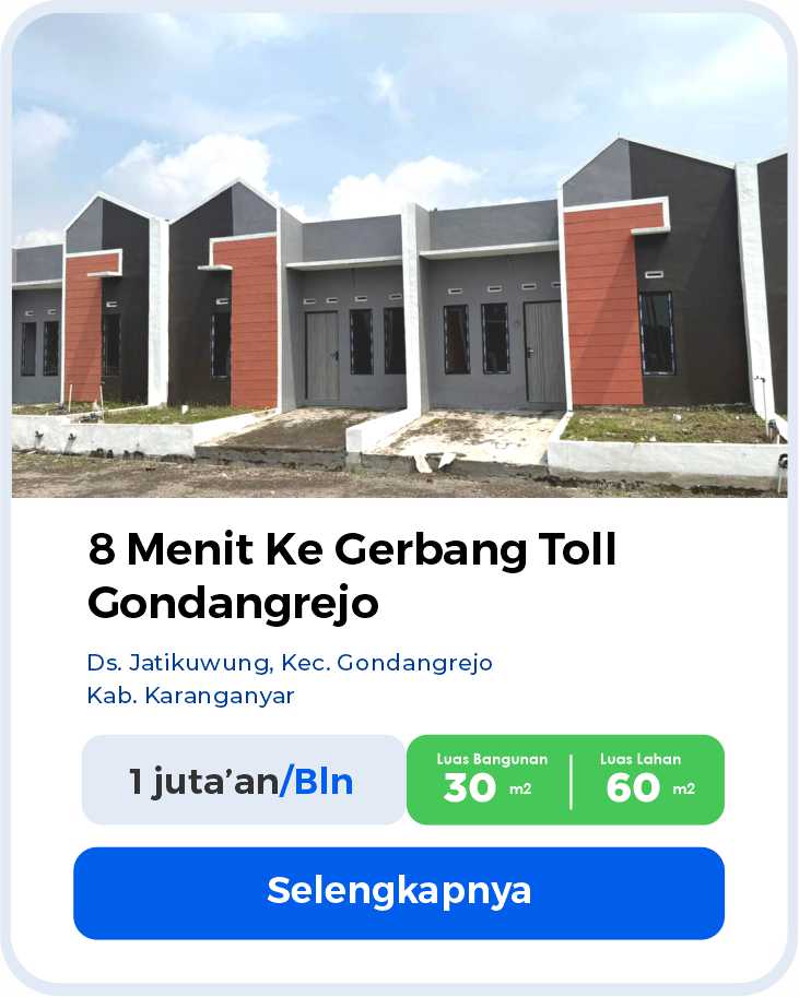 Perumahan subsidi soloraya karanganyar dekat tol gondangrejo